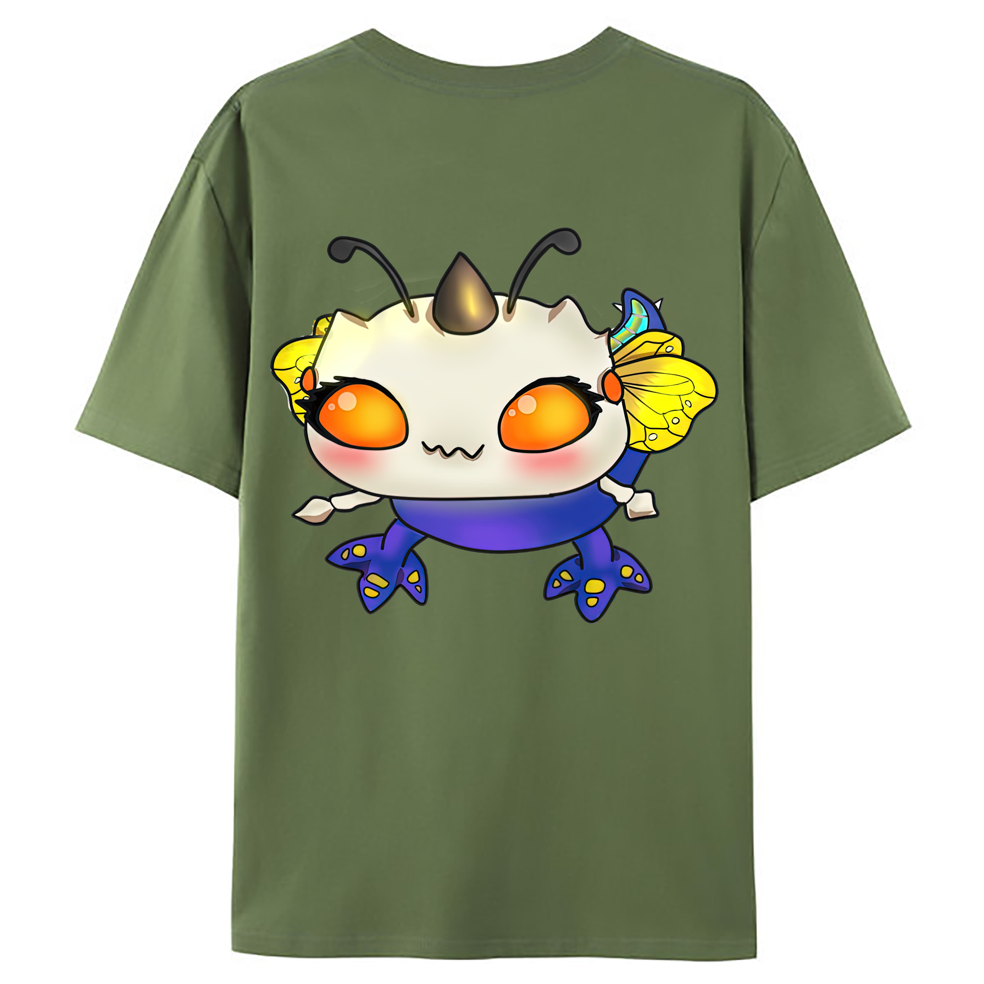 （画像用） リーグ・オブ・レジェンド League of Legends LOL 綿100％ メンズ半袖Tシャツ（バックプリント） 通気性